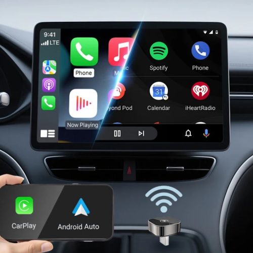 XUDA 2in1 Wireless CarPlay Adapter Android Auto AI Smart Box